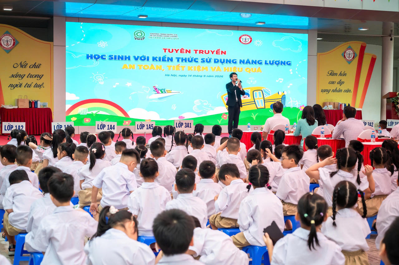Tuyên truyền tiết kiệm năng lượng cho học sinh tiểu học