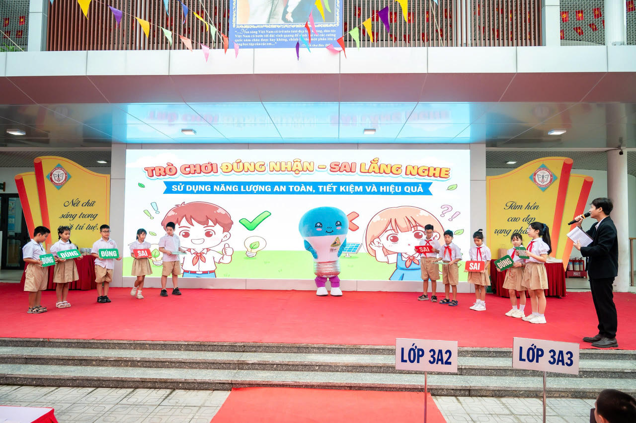 Tuyên truyền tiết kiệm năng lượng cho học sinh tiểu học