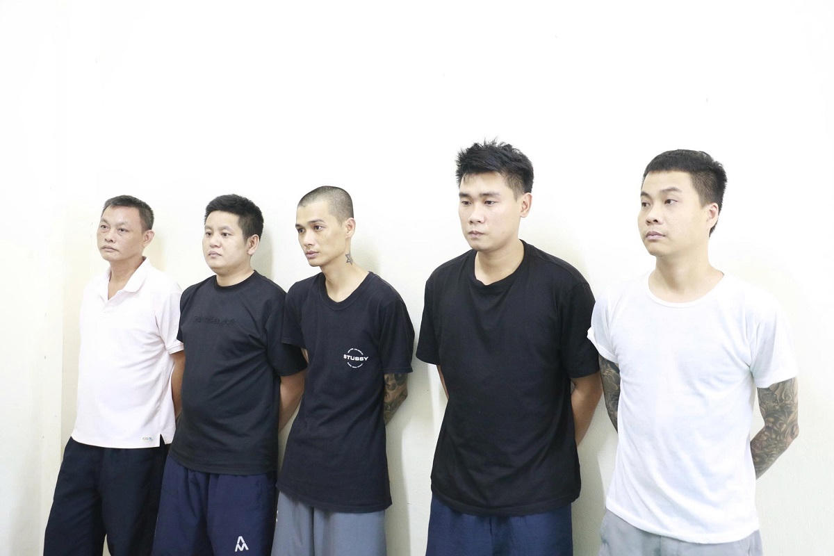 Đường dây Đánh bạc bằng hình thức cá độ bóng đá trên mạng bị Công an Nghệ An triệt xoá (ảnh Công an cung cấp)