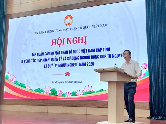Nâng cao kiến thức, kỹ năng trong tiếp nhận, sử dụng các nguồn đóng góp tự nguyện