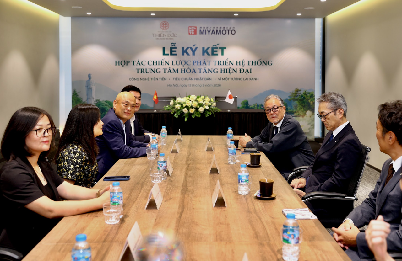 Thiên Đức và Miyamoto Kogyosho Nhật Bản ký kết hợp tác chiến lược phát triển hệ thống trung tâm hỏa táng hiện đại, thân thiện môi trường theo tiêu chuẩn Nhật Bản