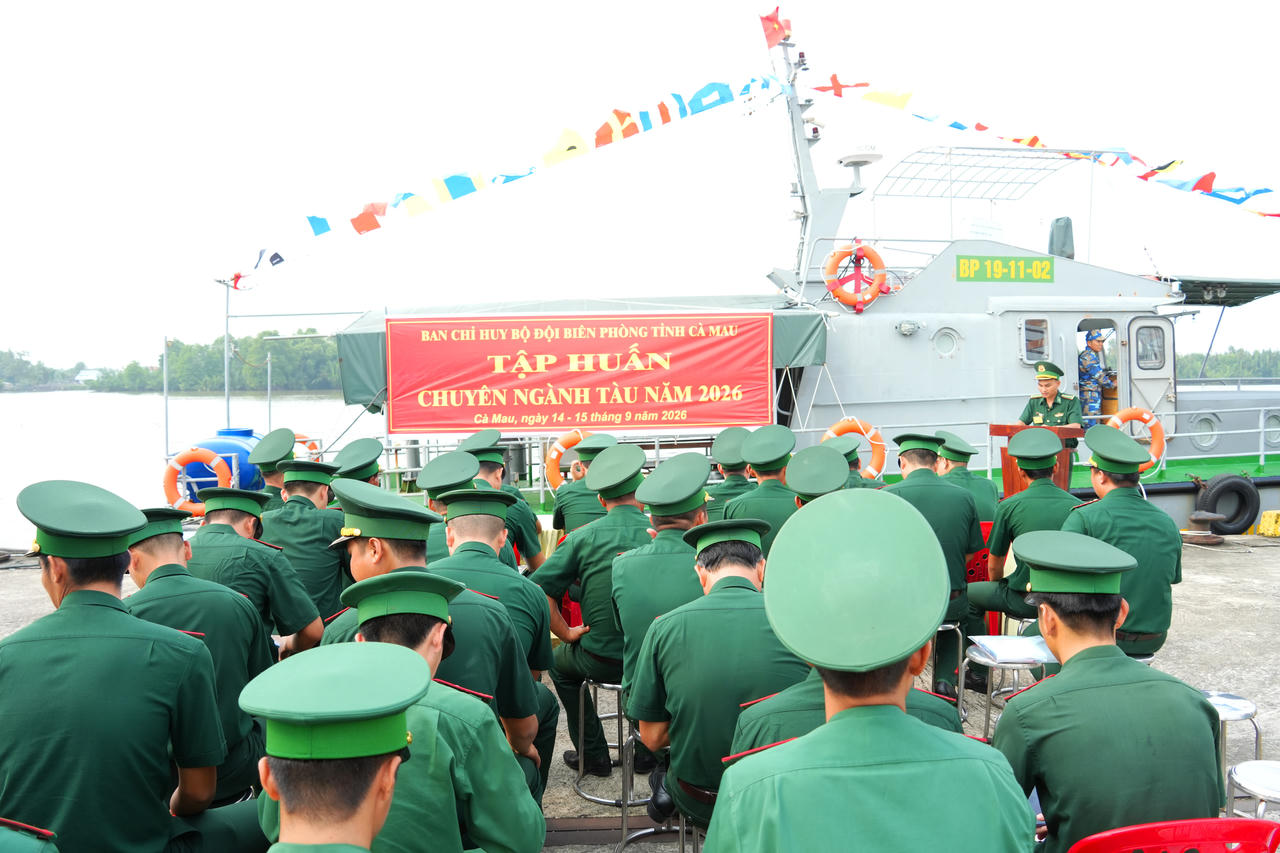 Các học viên tham gia tập huấn các nội dung chuyên ngành tàu thuyền năm 2026 (Ảnh: H.T).