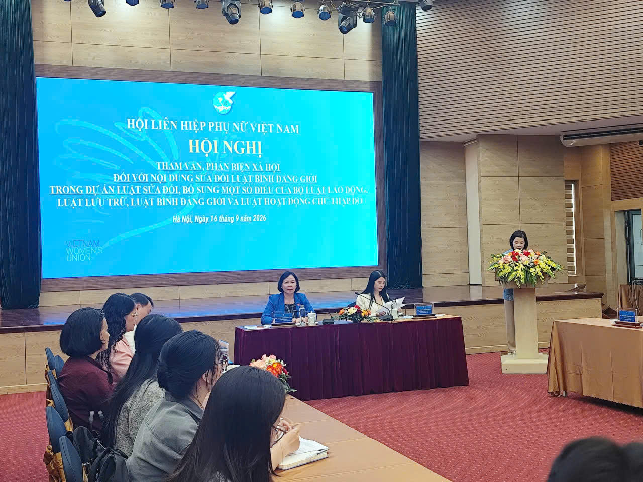 Hội LHPN Việt Nam tổ chức Hội nghị tham vấn, phản biện xã hội đối với nội dung sửa đổi Luật Bình đẳng giới.
