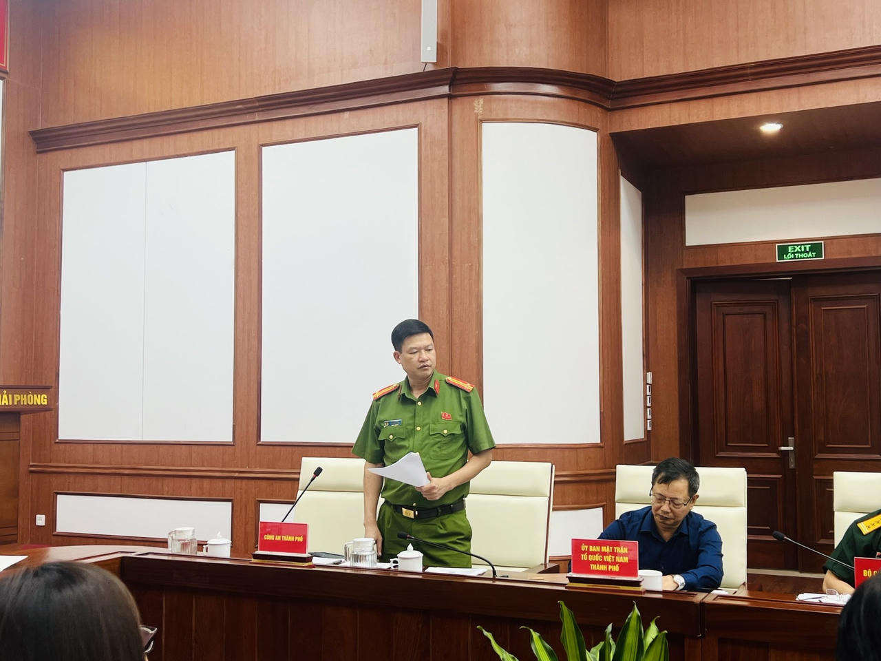 Các đại biểu góp ý tại cuộc họp. (Ảnh: Thuỳ Linh)