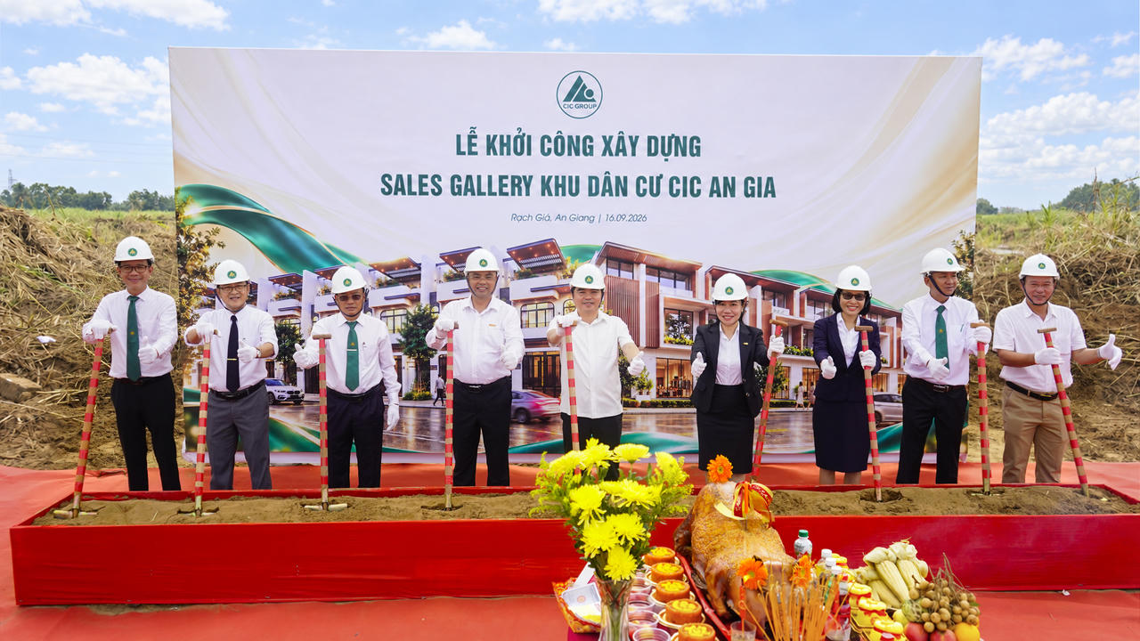 Khởi công Sales Gallery và ra mắt Khu dân cư CIC An Gia
