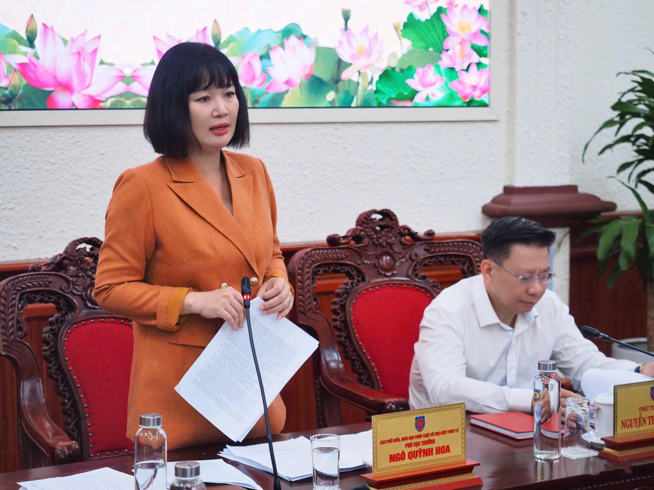 Bà Ngô Quỳnh Hoa, Phó Cục trưởng Cục Phổ biến, giáo dục pháp luật và Trợ giúp pháp lý (PBGDPL&TGPL) cho biết, dự thảo Nghị định được kết cấu gồm 06 chương, 35 điều (tăng 15 điều so với Nghị định số 15/2014/NĐ-CP). 