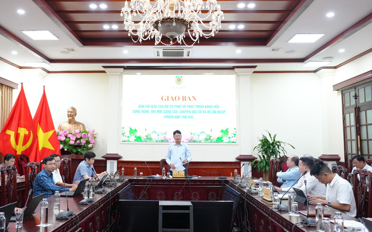 Giao ban Ban Chỉ đạo 57 Bộ Tư pháp: Đề xuất giải pháp, hoàn thành các nhiệm vụ trọng tâm trong tháng 9