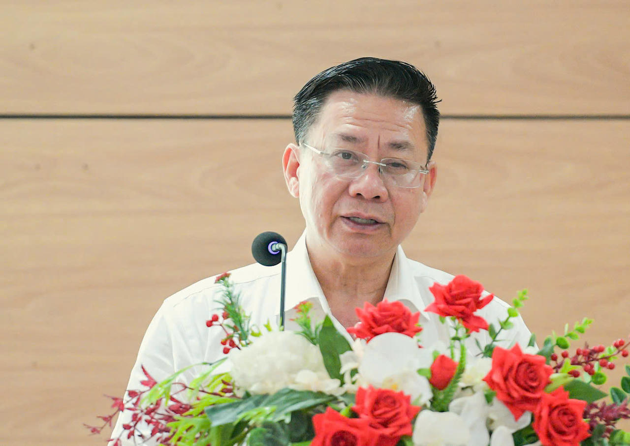 Thứ trưởng Nguyễn Thanh Ngọc phát biểu kết luận 