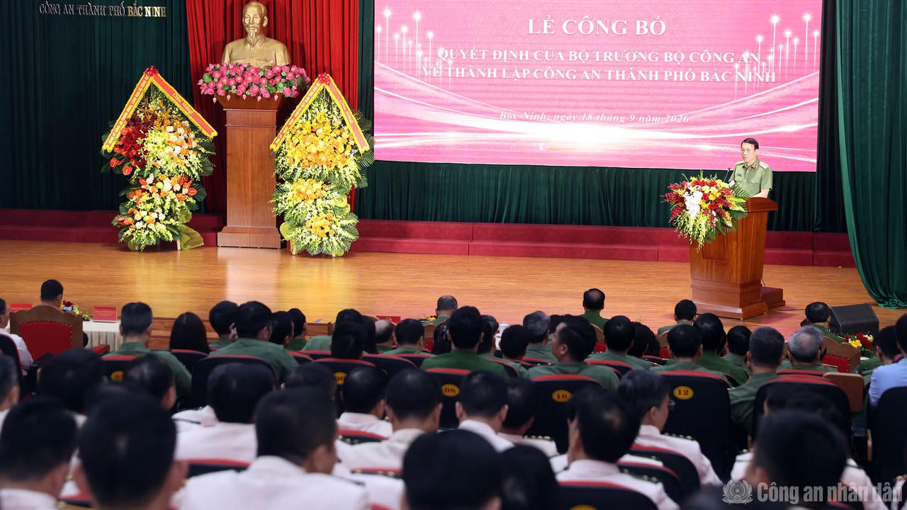Quang cảnh buổi Lễ. Ảnh: Công an nhân dân.