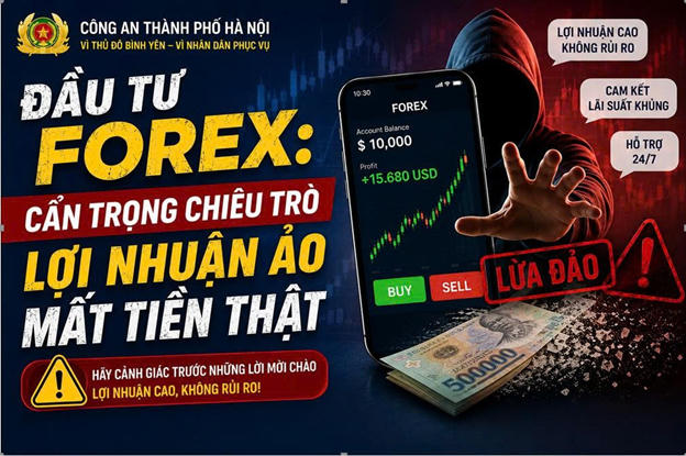 Cảnh giác chiêu lừa đầu tư Forex: Cho 'nếm' lợi nhuận rồi dụ nạp tiền lớn