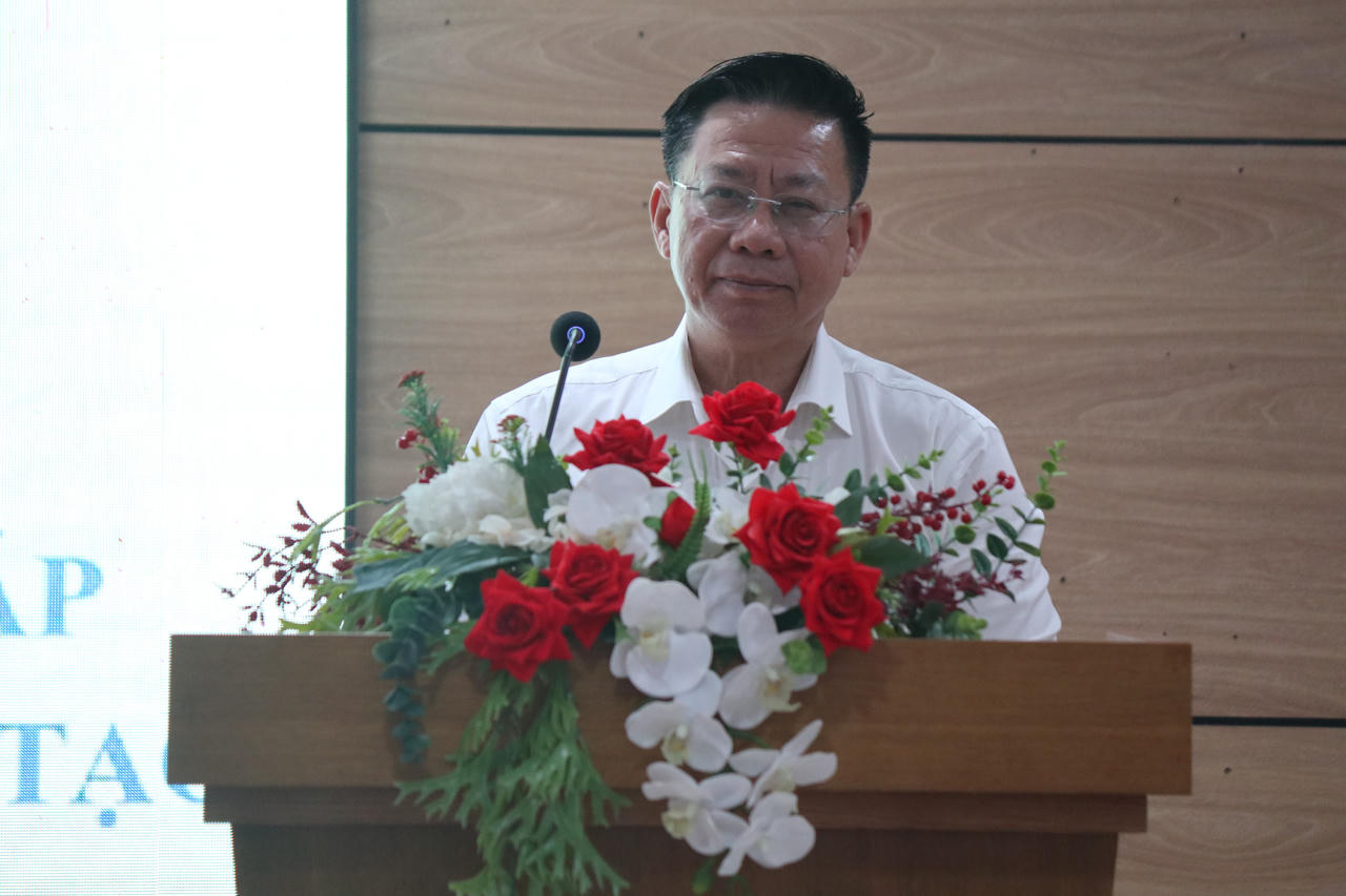 Đồng chí Nguyễn Thanh Ngọc, Thứ trưởng Bộ Tư pháp phát biểu khai mạc (ảnh: TK)
