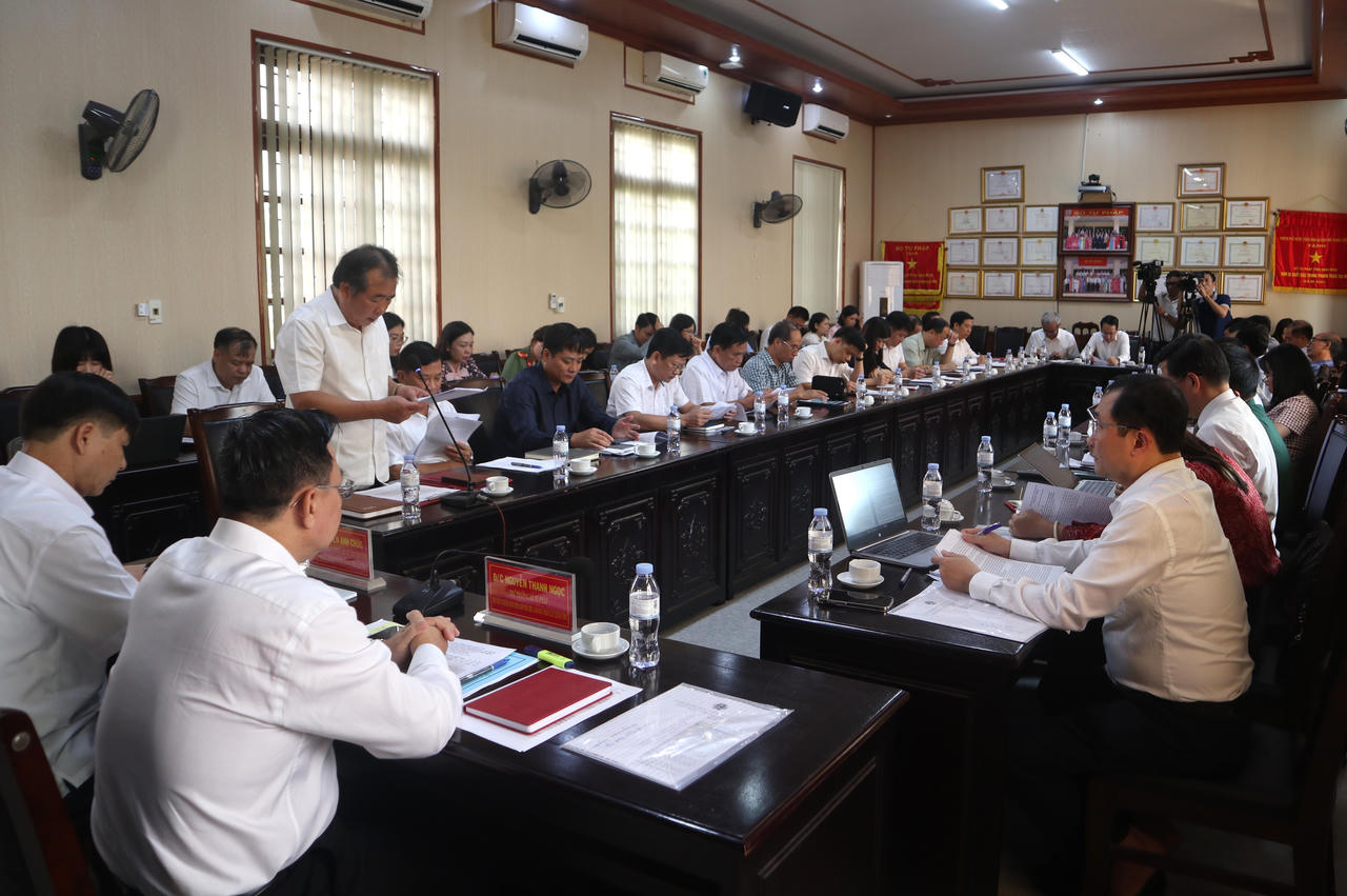 Thứ trưởng Bộ Tư pháp Nguyễn Thanh Ngọc làm việc tại Ninh Bình về công tác phổ biến, giáo dục pháp luật