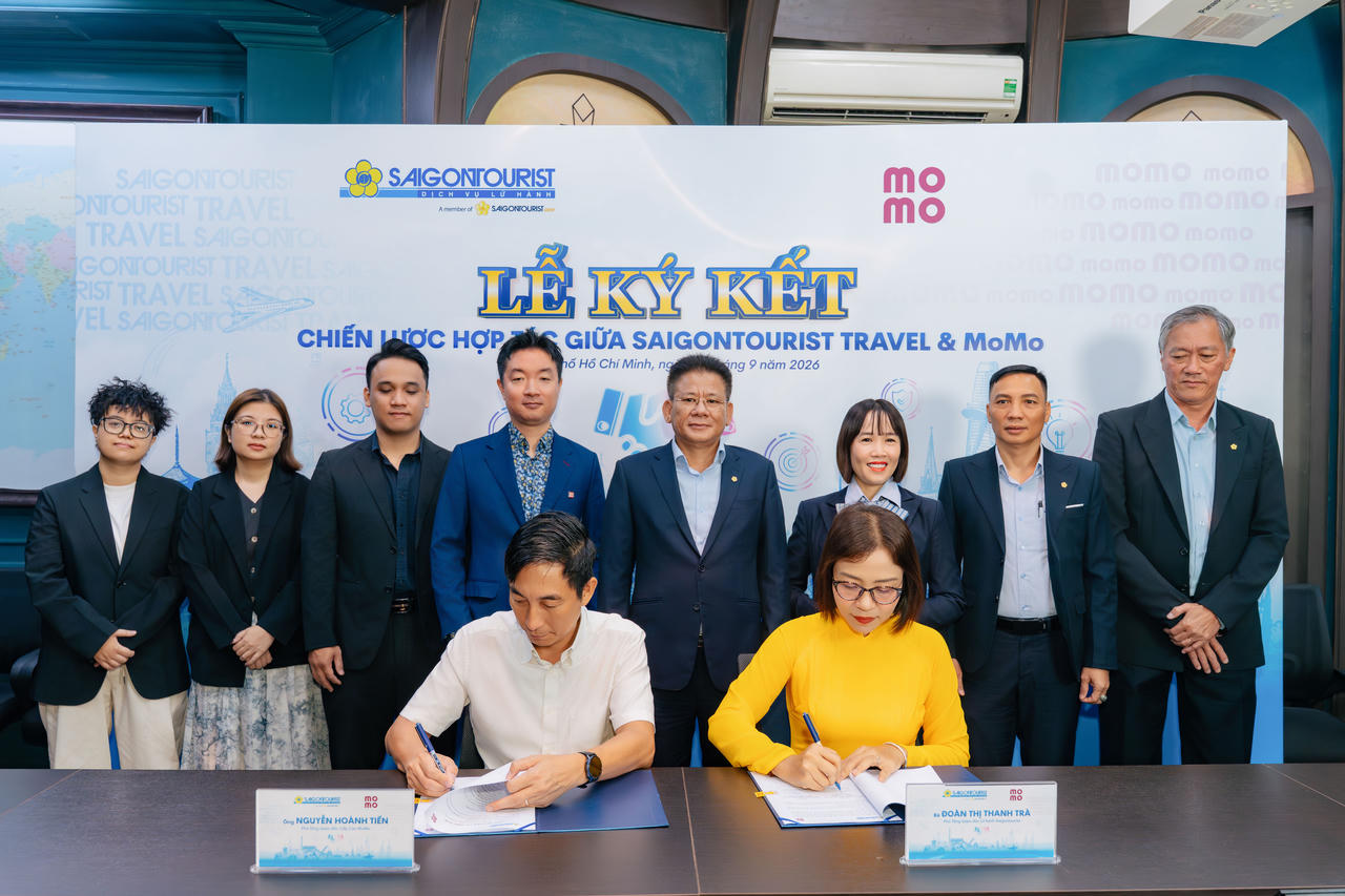 MoMo và Saigontourist Travel công bố hợp tác chiến lược, kết nối hành trình du lịch quốc tế từ đặt tour đến thanh toán liền mạch