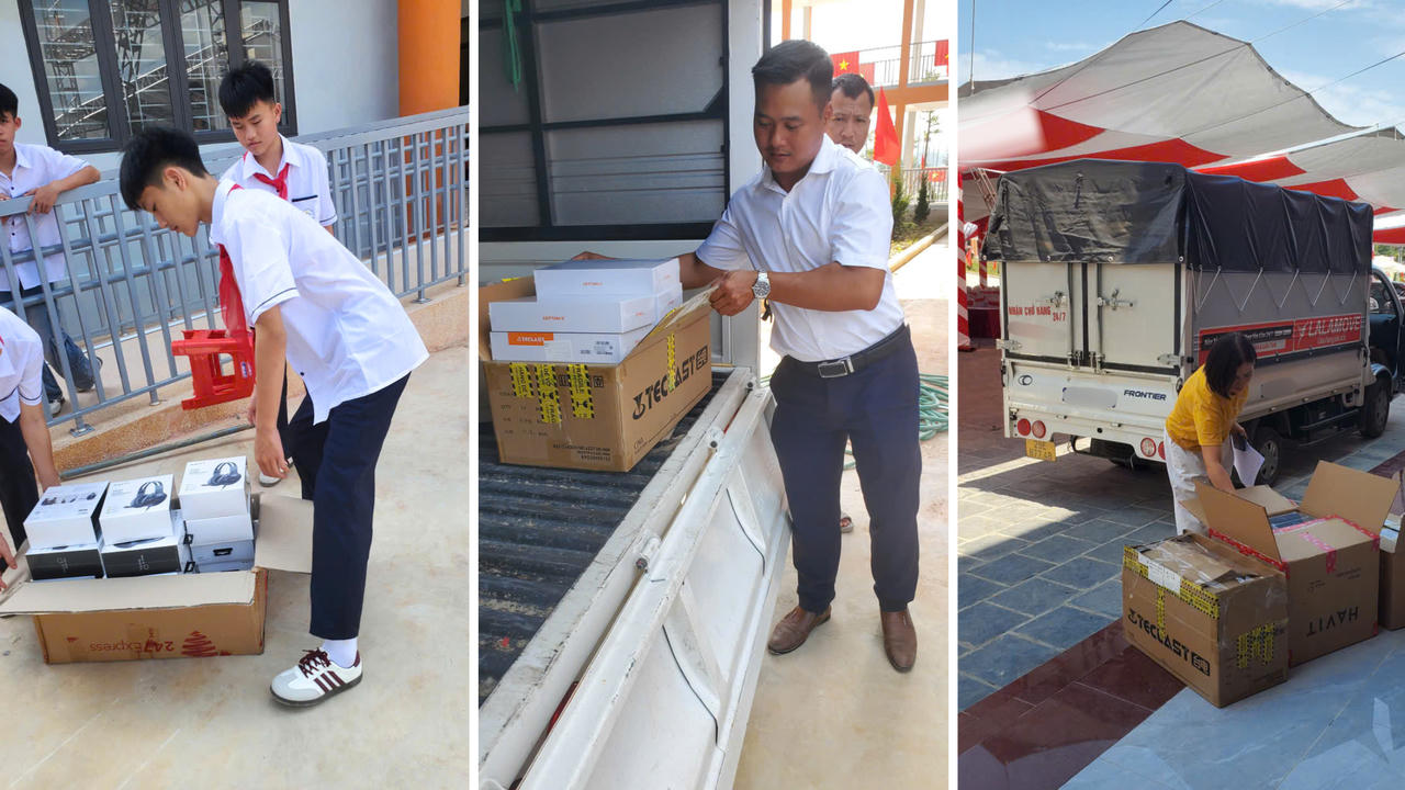 Lalamove tiếp sức trẻ em vùng khó khăn đón năm học mới
