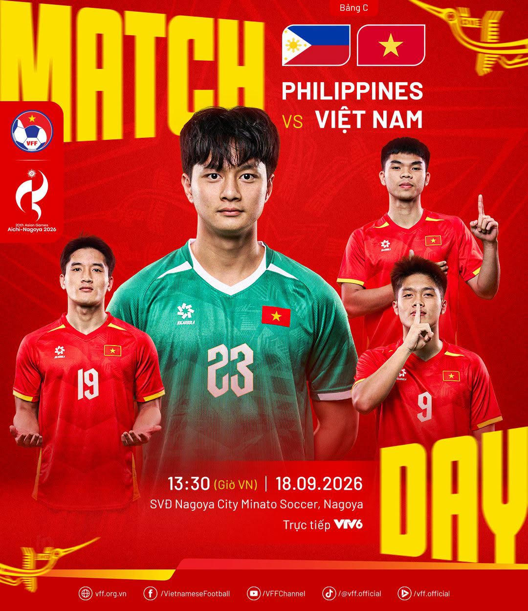 Bây giờ, U23 Việt Nam cần biến cơ hội thành bàn thắng và biến 90 phút trên sân Nagoya City Minato thành bước ngoặt cho hành trình ASIAD 2026 