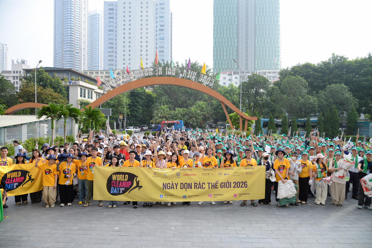  Chiến dịch World Cleanup Day 2026 cũng được Let’s Do It Vietnam hưởng ứng đồng loạt tại nhiều tỉnh, thành phố trên cả nước.
