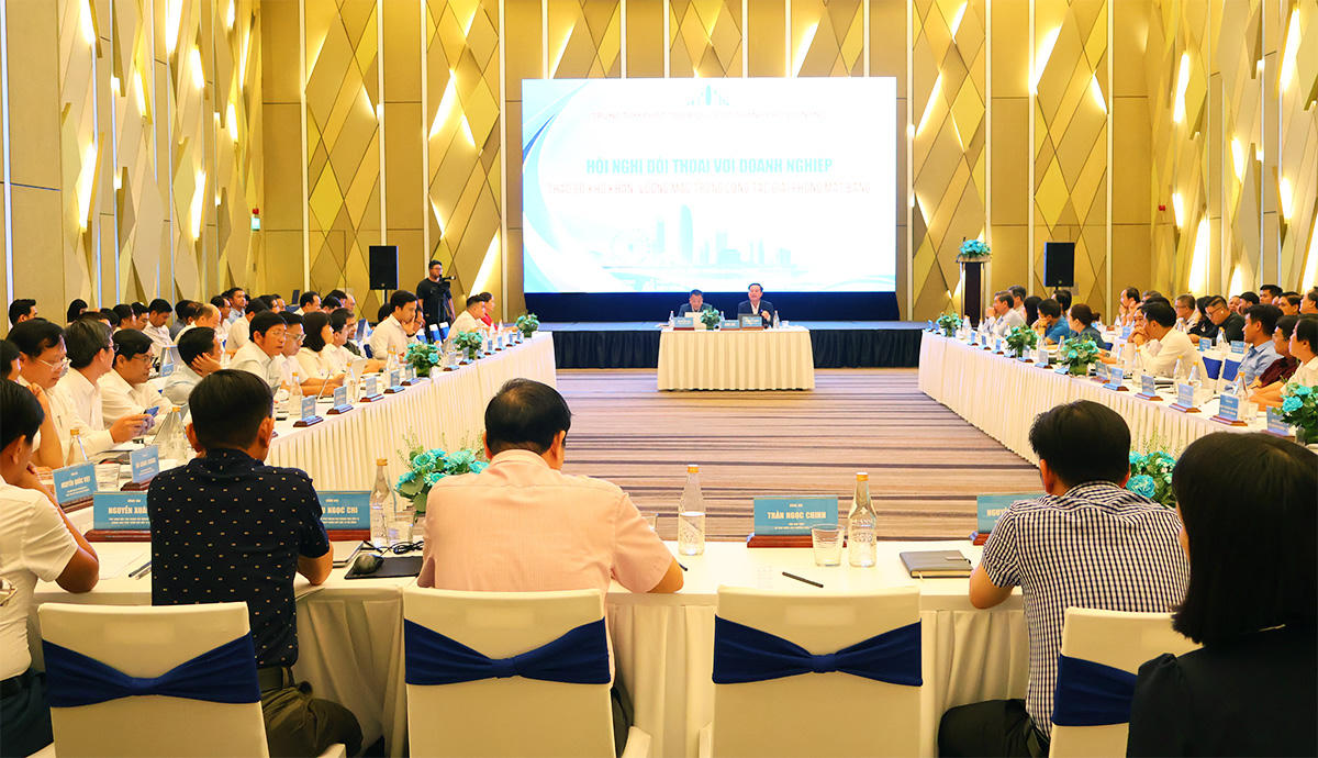 Trung tâm Phát triển quỹ đất thành phố Đà Nẵng tổ chức Hội nghị Đối thoại với doanh nghiệp. (ảnh: Ngô Huyền - TTPTQĐ)