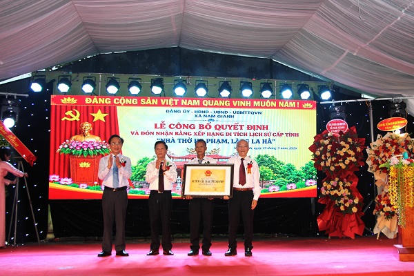 Từ làng khoa bảng đến di tích lịch sử cấp tỉnh ở Quảng Trị