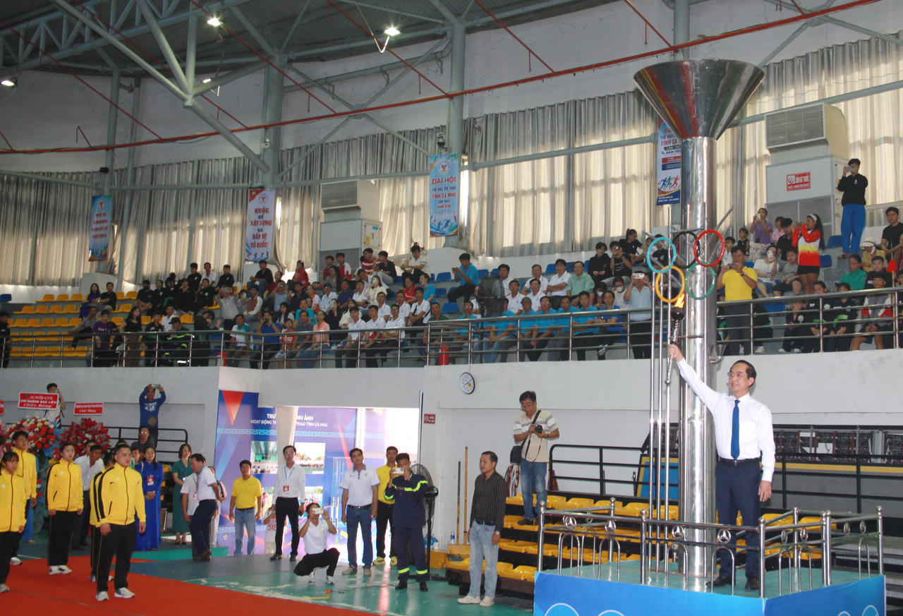 Cà Mau khai mạc Đại hội Thể dục thể thao lần thứ I với 19 môn thi đấu