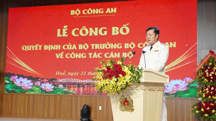 Đại tá Nguyễn Đình Dương làm Giám đốc Công an TP Huế