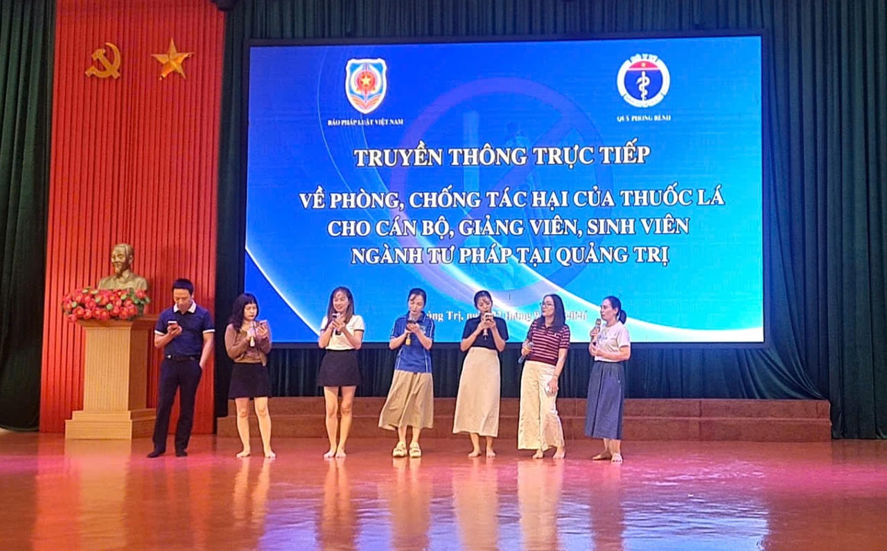 Sáng mai, 22/9, diễn ra chương trình truyền thông trực tiếp về phòng, chống tác hại của thuốc lá tại Quảng Trị