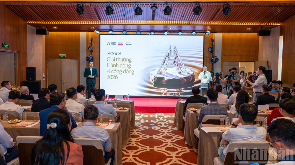 Quang cảnh Lễ công bố Giải thưởng Hành động vì Cộng đồng - Human Act Prize mùa thứ tư, năm 2026. (Ảnh: BTC)