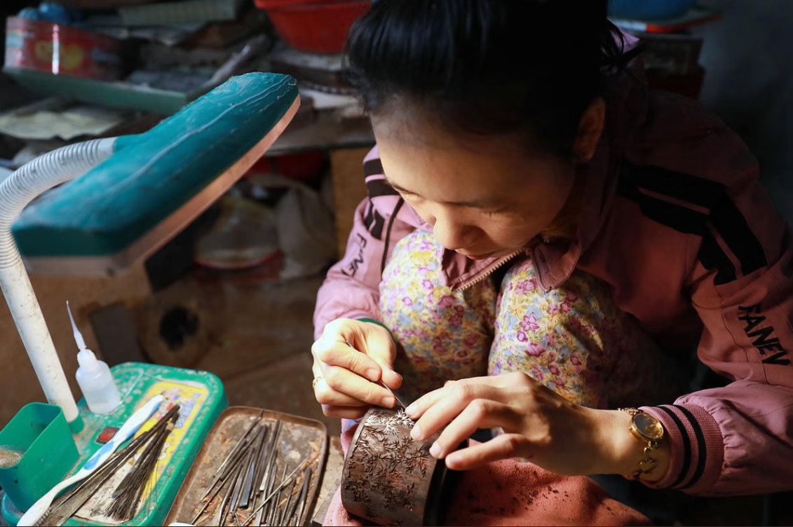 TP Hà Nội hiện có 337 làng nghề và làng có nghề được công nhận. 
(Ảnh minh họa: Ngọc Nga)
