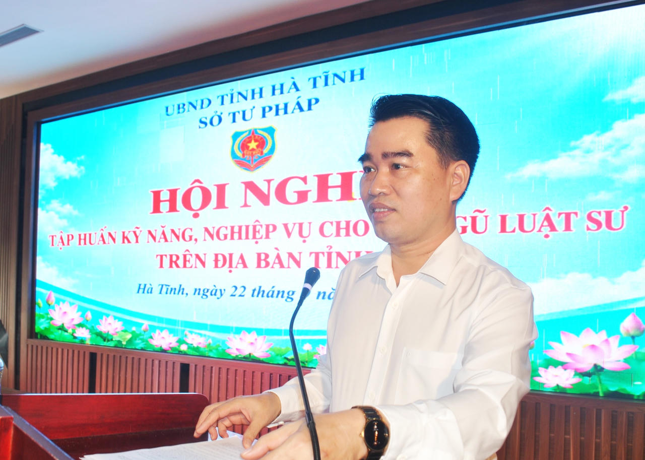 Hà Tĩnh tập huấn kỹ năng nhận diện, xử lý rủi ro pháp lý cho luật sư