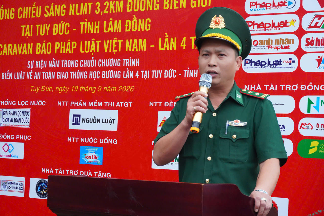 Trung tá Nông Văn Vui, Bí thư Đảng ủy, Chính trị viên Đồn Biên phòng Tuy Đức, Bộ đội Biên phòng tỉnh Lâm Đồng