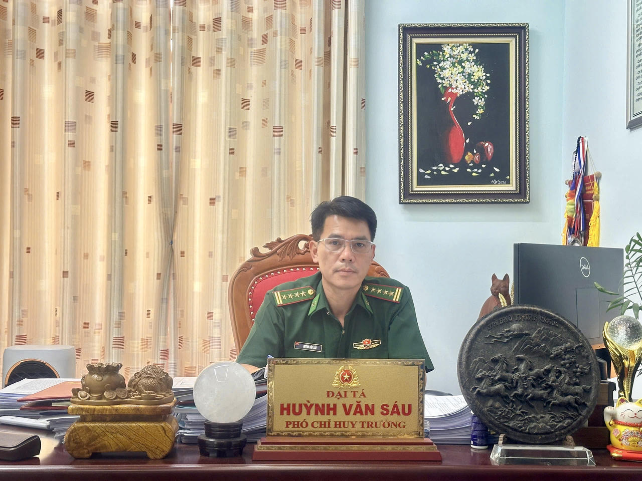 Đại tá Huỳnh Văn Sáu, Phó Chỉ huy trưởng, BĐBP tỉnh Tuyên Quang. (Ảnh: BPTQ)