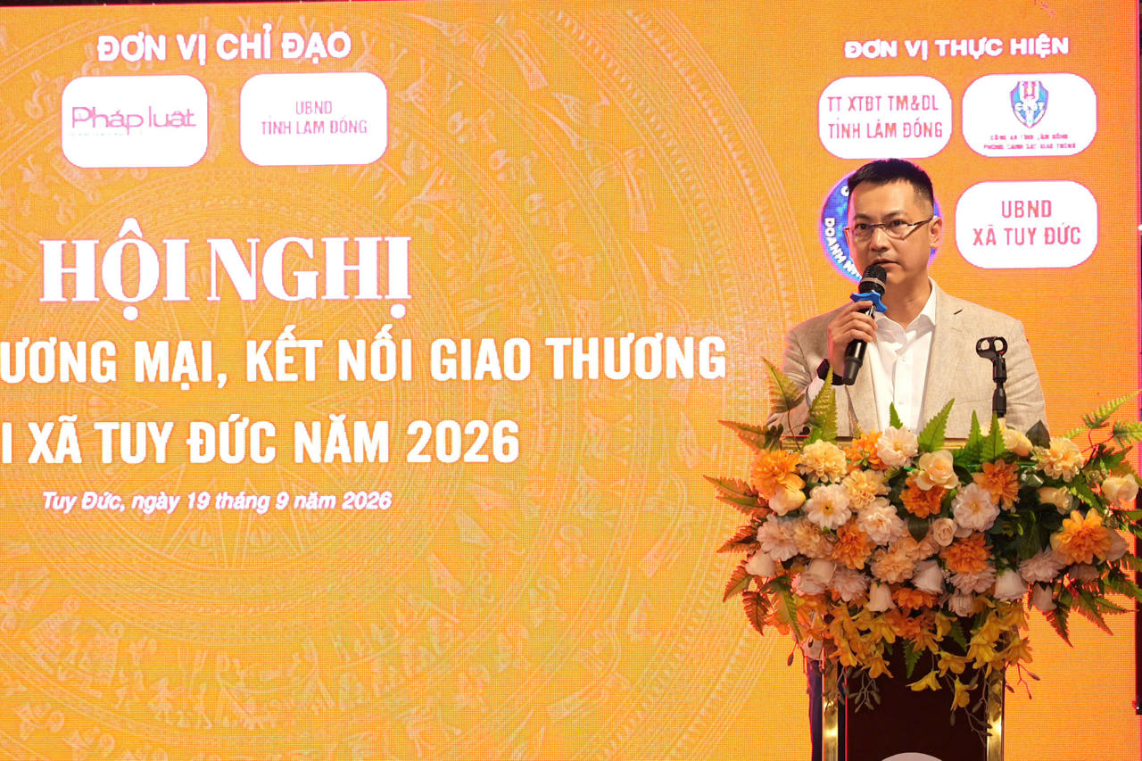 Ông Huỳnh Ngọc Tú, Phó Giám đốc Trung tâm Xúc tiến Đầu tư, Thương mại và Du lịch tỉnh Lâm Đồng