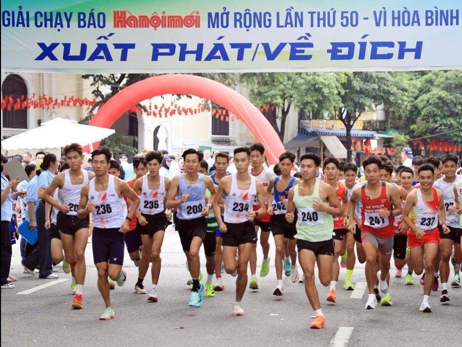 Hơn 3.000 vận động viên sẽ tham gia Giải chạy Báo Hànộimới - Vì hòa bình năm 2026 Hơn 3.000 vận động viên sẽ tham gia Giải chạy Báo Hànộimới - Vì hòa bình năm 2026