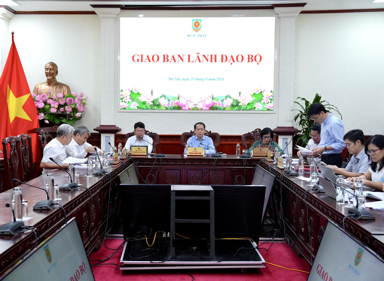 Bộ Tư pháp quyết liệt triển khai nhiệm vụ những tháng cuối năm