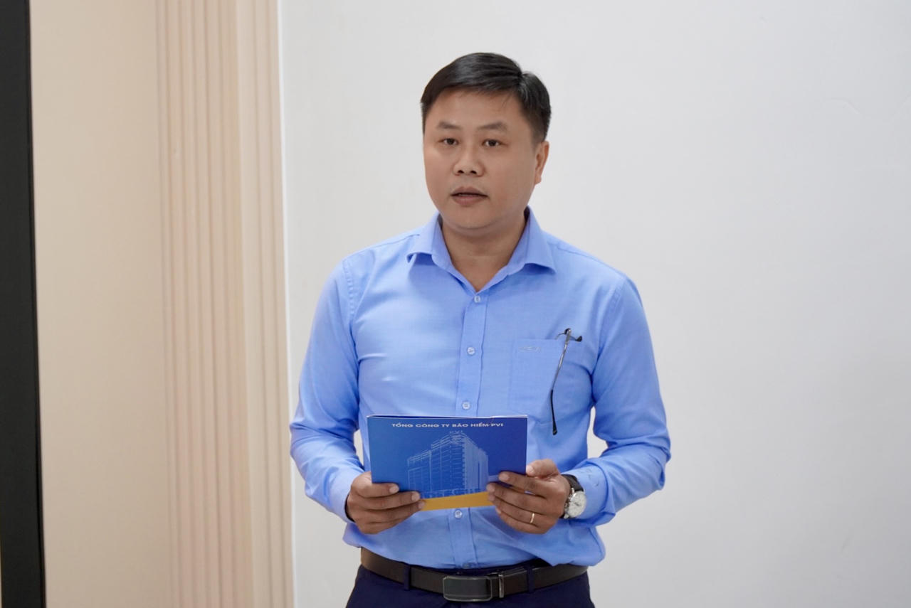 Ông Nguyễn Kim Luân - Phó Giám đốc Công ty Bảo hiểm PVI, CN Đồng Tháp. Ảnh: Kim Ngân