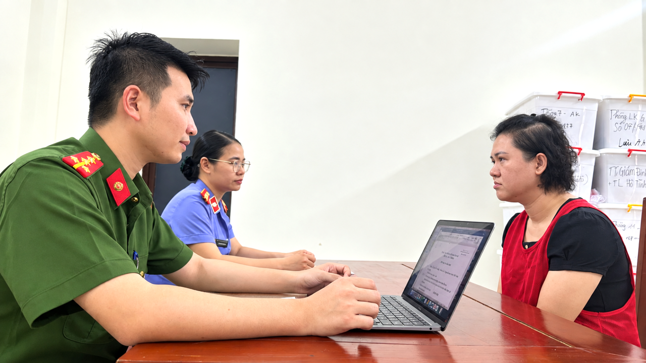 Đối tượng Nguyễn Thanh Phương Tuyền (Ảnh: CA Thanh Hóa).