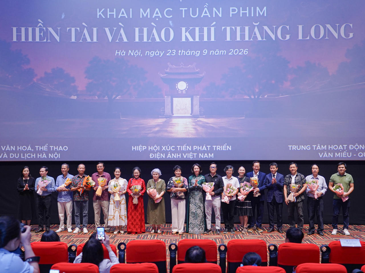 Trình chiếu 15 tác phẩm điện ảnh “Hiền tài và Hào khí Thăng Long” 