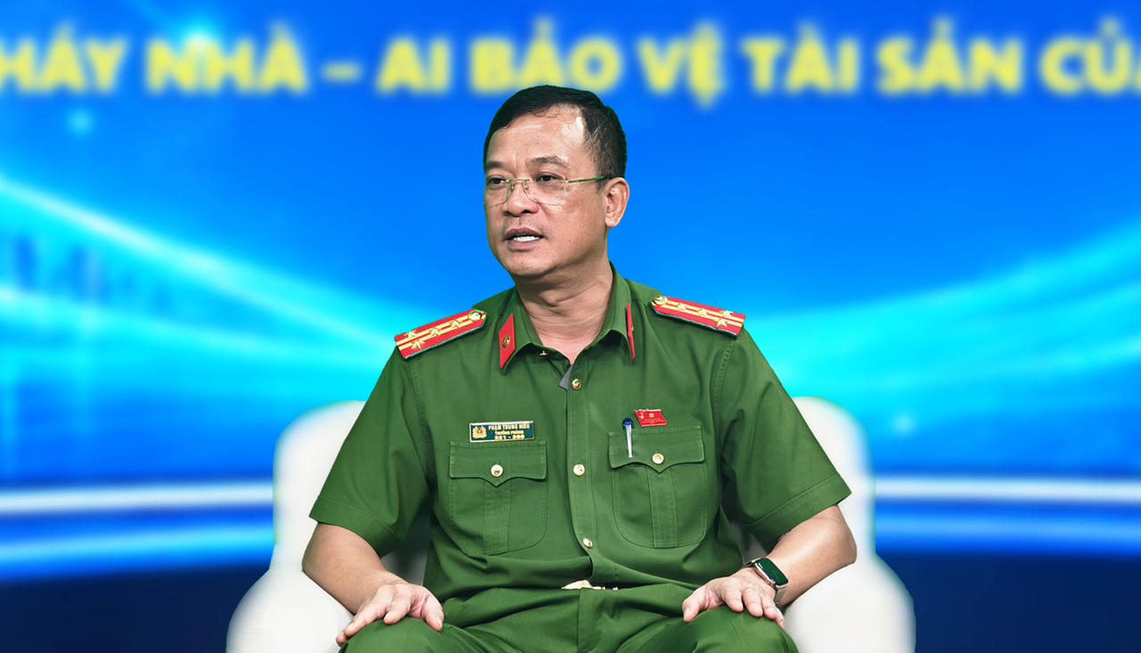 Đại tá Phạm Trung Hiếu - Trưởng phòng Cảnh sát PCCC&CNCH, Công an Thành phố Hà Nội.