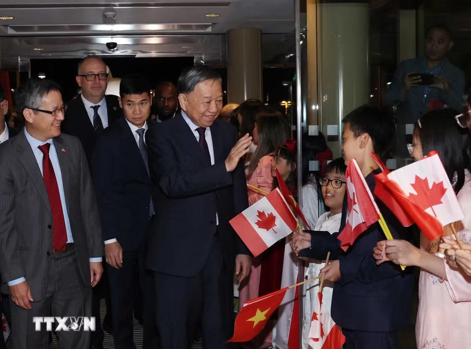 Tổng Bí thư, Chủ tịch nước Tô Lâm bắt đầu chuyến thăm cấp Nhà nước tới Canada- Ảnh 5.
