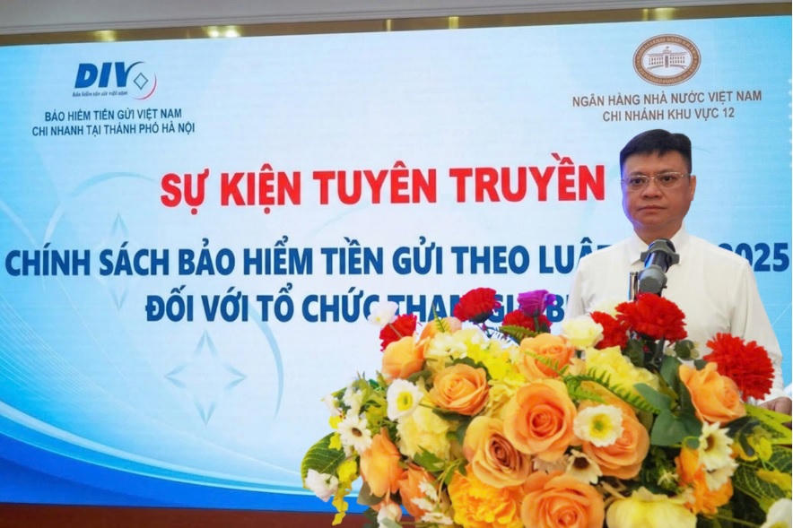 Ông Trần Quốc Thành - Giám đốc Chi nhánh DIV tại thành phố Hà Nội phát biểu khai mạc.