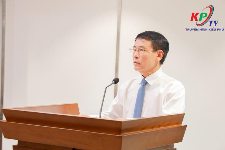 Phó Bí thư Thường trực Thành ủy Hà Nội Nguyễn Trọng Đông phát biểu