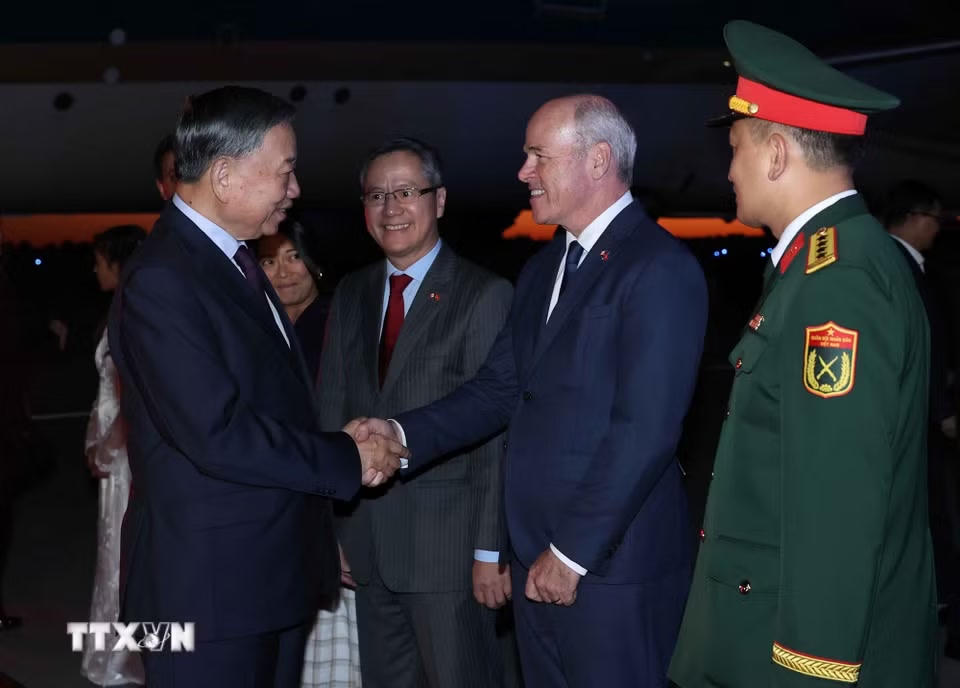 Tổng Bí thư, Chủ tịch nước Tô Lâm bắt đầu chuyến thăm cấp Nhà nước tới Canada- Ảnh 1.