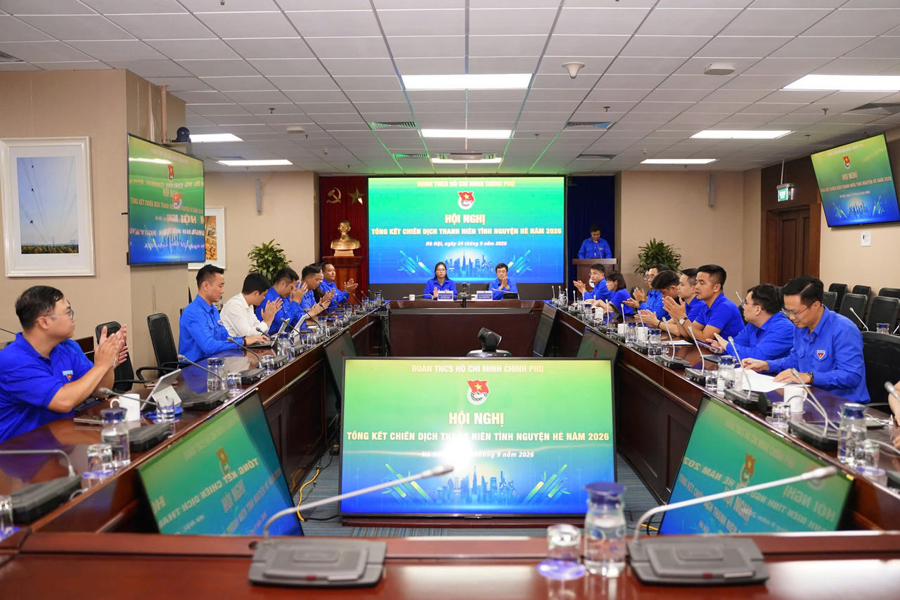 Đoàn Thanh niên Chính phủ tổng kết Chiến dịch Thanh niên tình nguyện Hè năm 2026