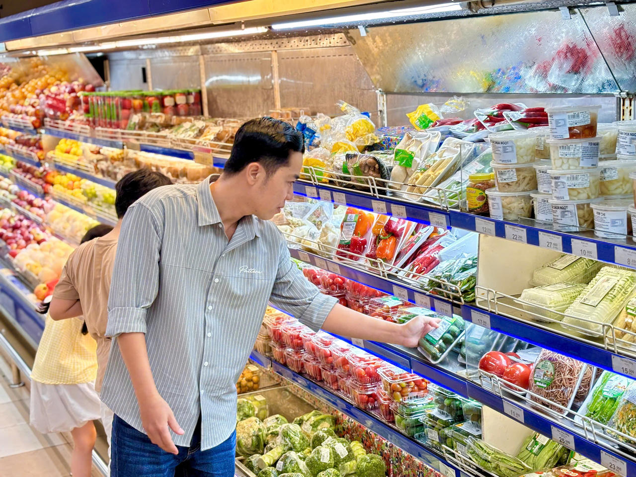 Các sản phẩm tươi sống của hàng nhãn riêng Co.op được khách hàng ưa chuộng. Ảnh: Saigon Co.op