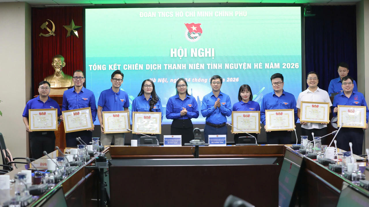 Đoàn Thanh niên Chính phủ tổng kết Chiến dịch Thanh niên tình nguyện Hè năm 2026