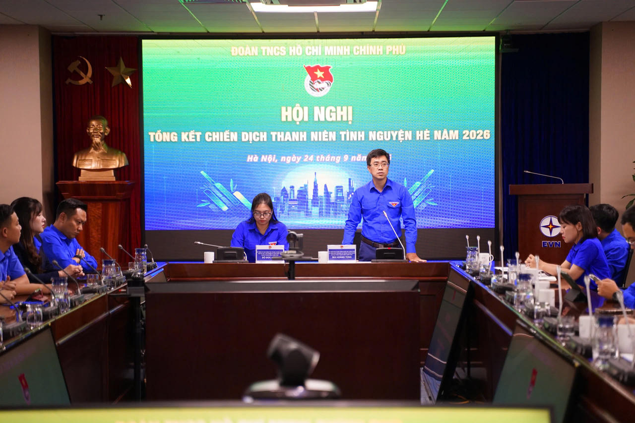 Đoàn Thanh niên Chính phủ tổng kết Chiến dịch Thanh niên tình nguyện Hè năm 2026