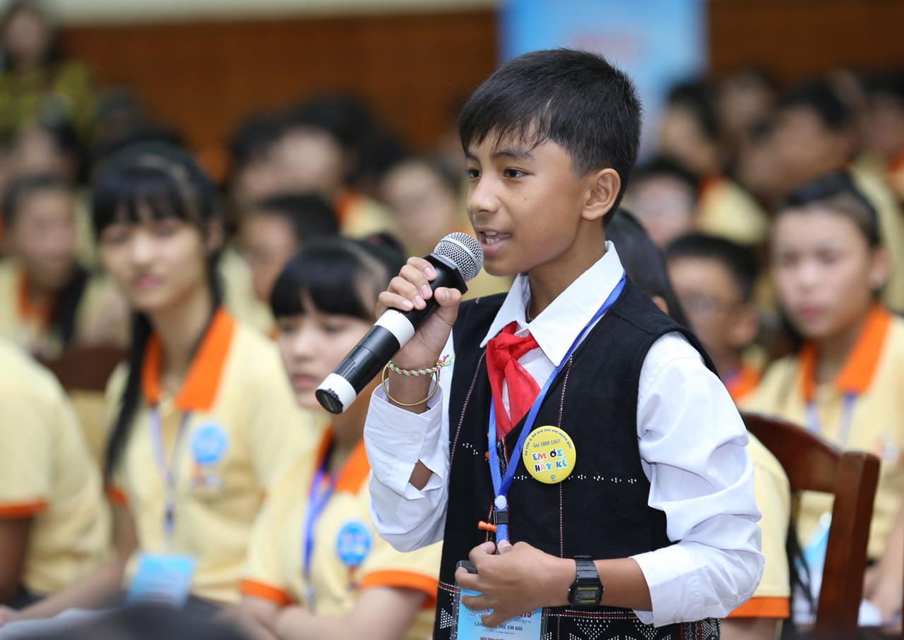 Lấy ý kiến trẻ em, tham vấn trẻ em khi xây dựng văn bản liên quan đến trẻ em. Ảnh minh họa. (Nguồn: VGP)