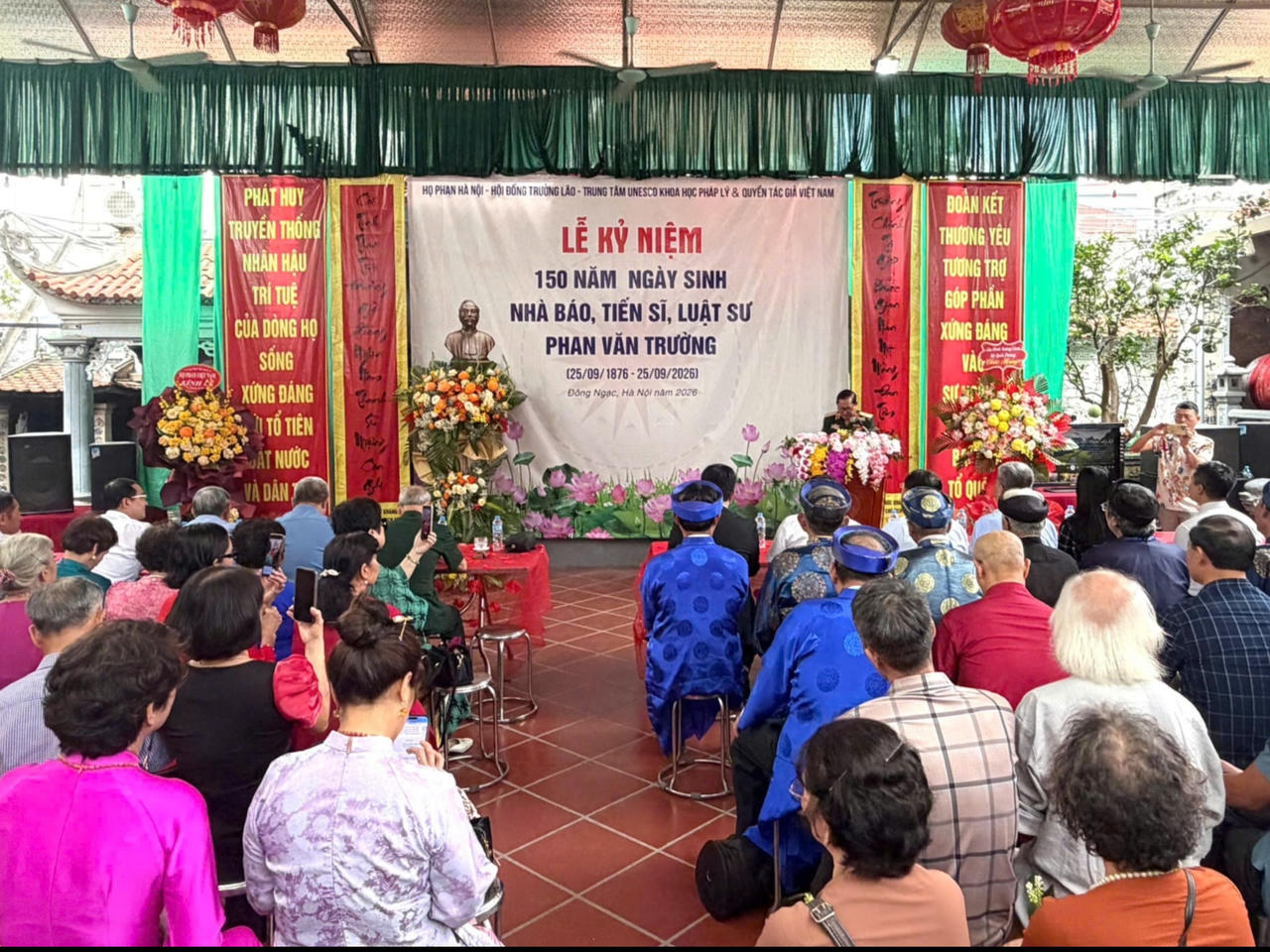 Đoàn Luật sư TP Hà Nội dự Lễ kỷ niệm 150 năm Ngày sinh Nhà báo, Tiến sĩ, Luật sư Phan Văn Trường