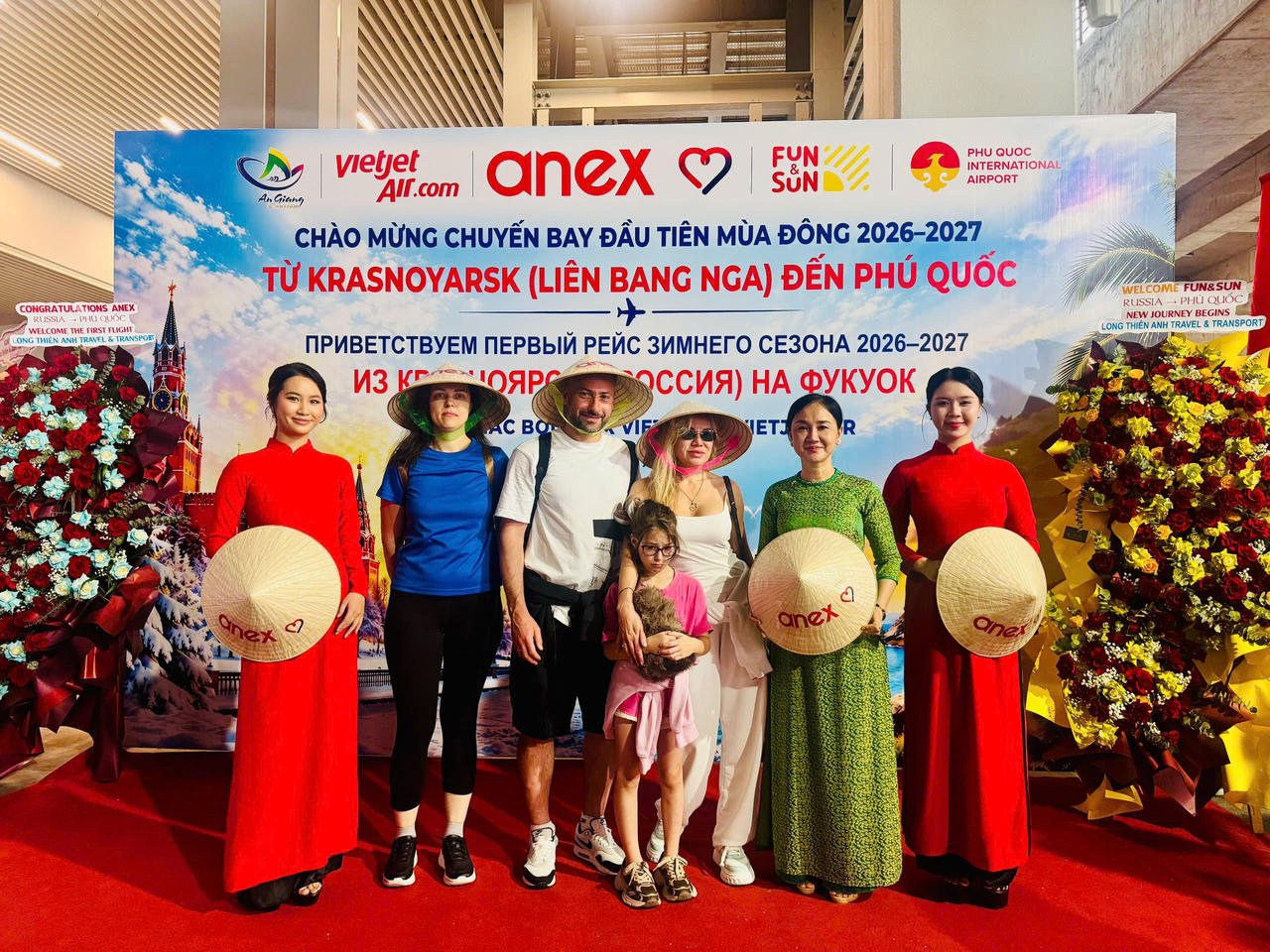 Phú Quốc (An Giang) chào đón chuyến bay đầu tiên mùa Đông 2026 - 2027 từ Nga
