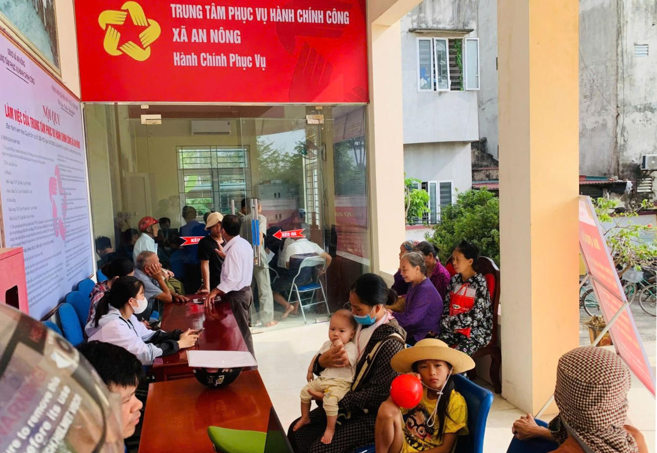 Xã An Nông được lựa chọn thí điểm tích hợp Giấy chứng nhận quyền sử dụng đất lên VneID (Ảnh: TY).