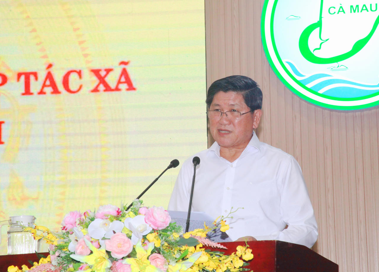Ông Lê Văn Sử, phát biểu kết luận Hội nghị (Ảnh: T.N).